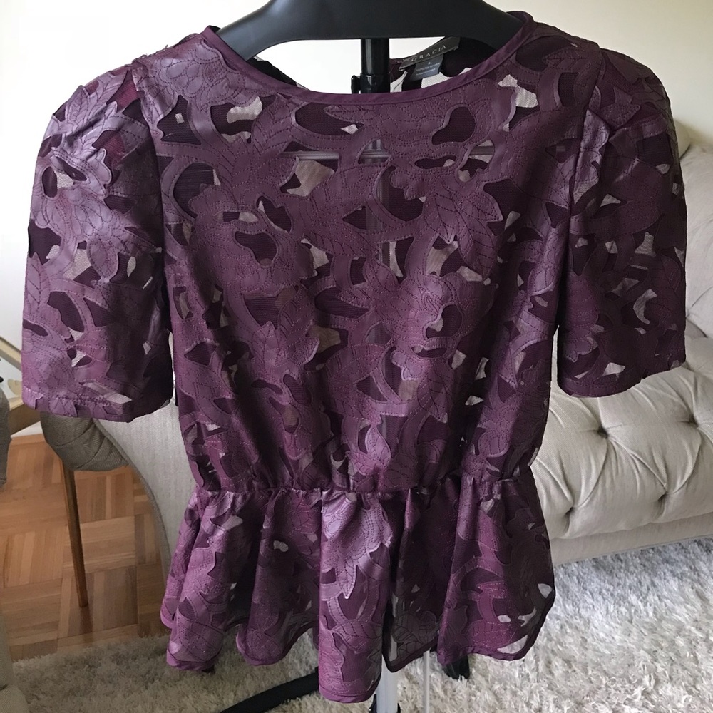 Maroon Top